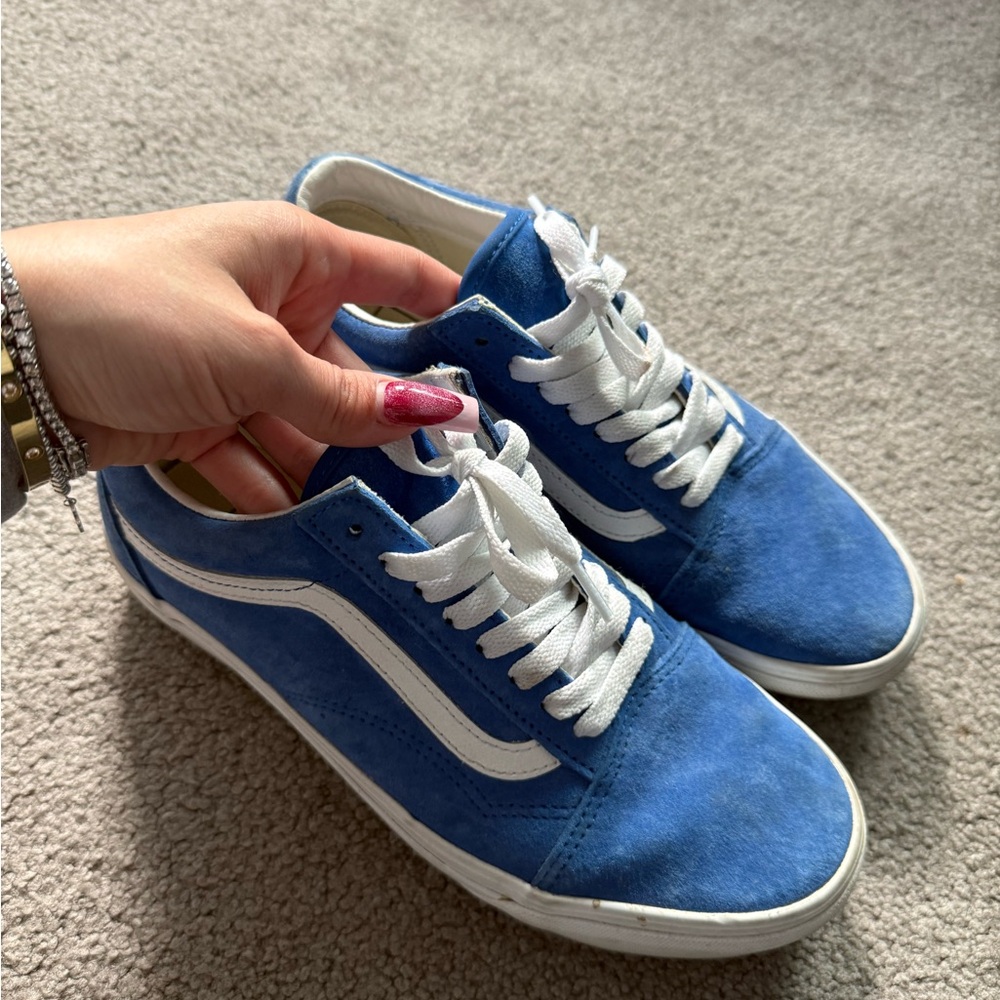 VANS Dodger Blue and White